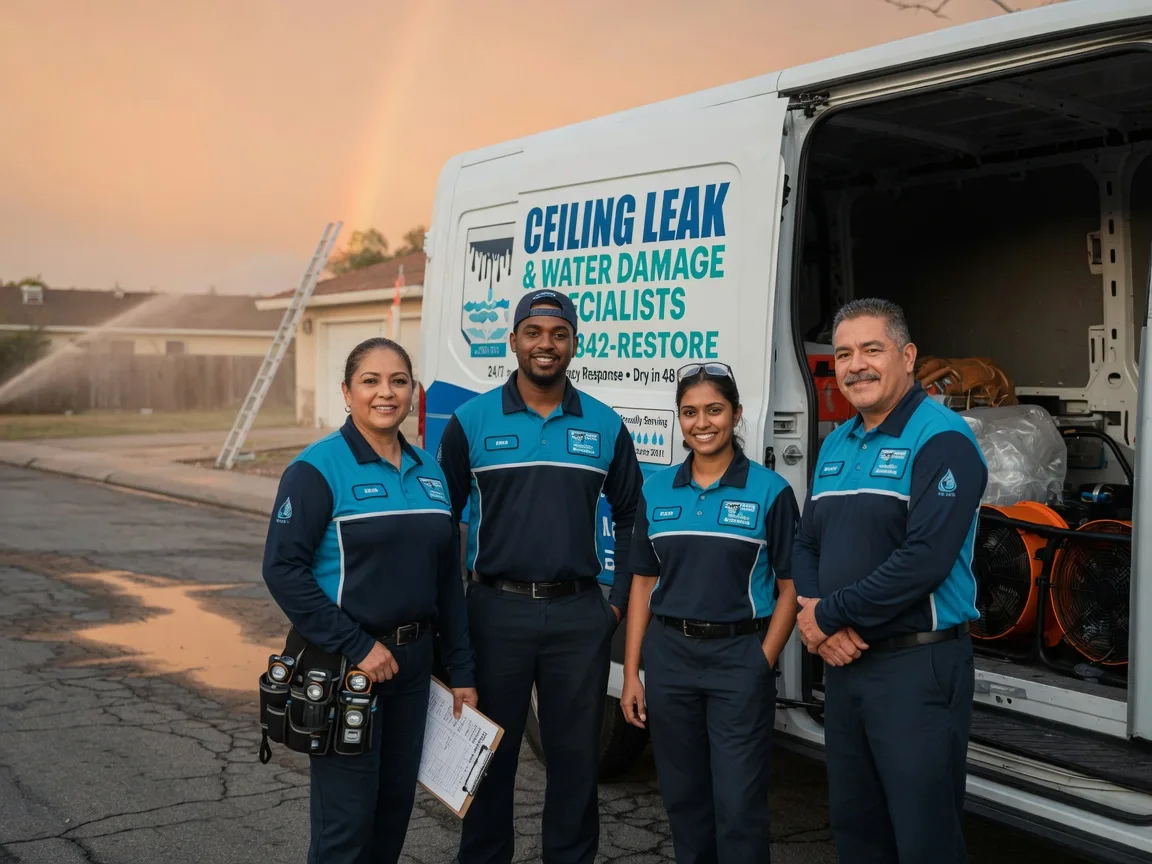 Ceiling Leak Cleanup company in Willow City, TX